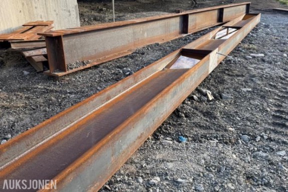 HEB550 Stålbjelke lengde 12 meter / 2 stk